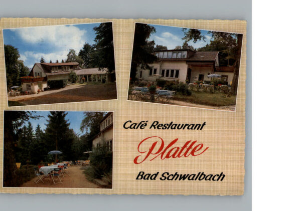 Bad Schwalbach Cafe Restaurant Platte