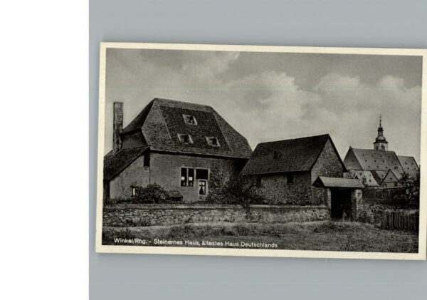 Oestrich-Winkel Steinernes Haus (aeltestes Haus Dtl.)