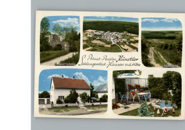 Schlangenbad Taunus Pension Kuenstler