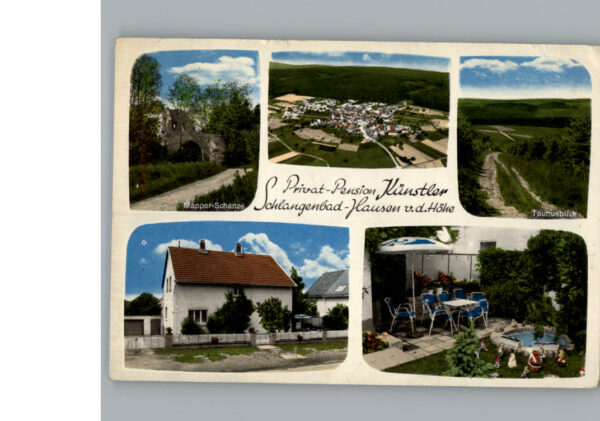 Schlangenbad Taunus Pension Kuenstler