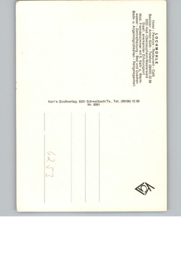 Oberzeuzheim Hotel Restaurant, Cafe Lochmuehle – Bild 2