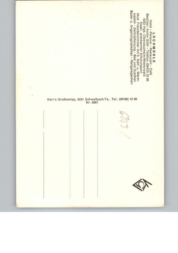 Oberzeuzheim Hotel Resdtaurant, Cafe Lochmuehle – Bild 2