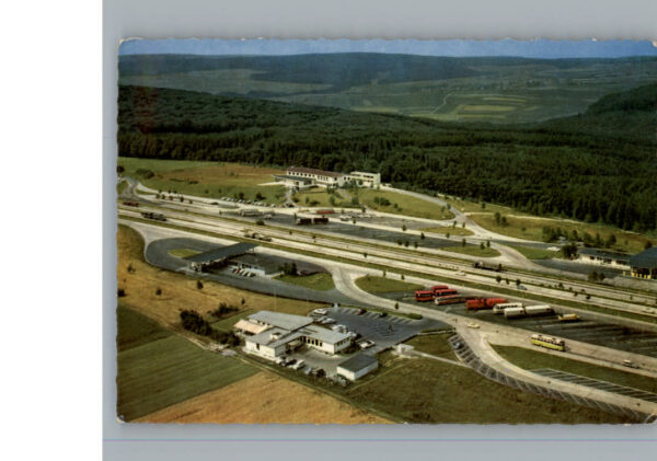 Bad  Camberg Fliegeraufnahme Autobahn-Raststaetten