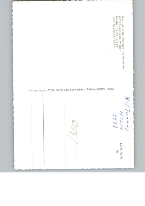Heidenrod Gasthof Hexenmuehle – Bild 2