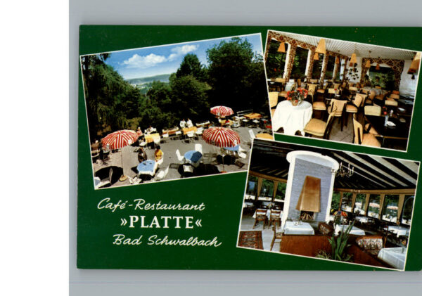Bad Schwalbach Cafe Restaurant Platte
