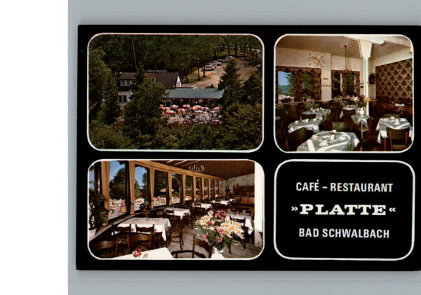 Bad Schwalbach Cafe Restaurant Platte