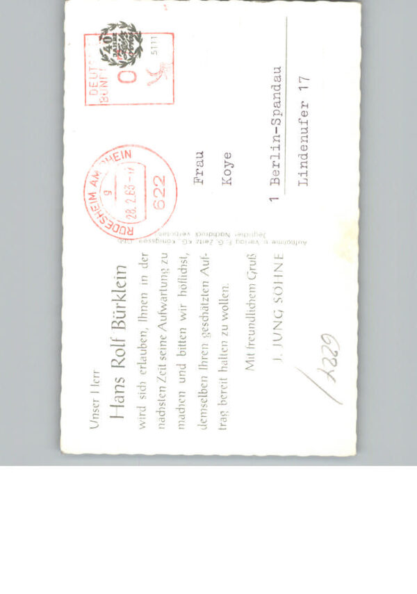Assmannshausen Kellereien Firma J. Jung Soehne – Bild 2