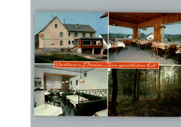 Elbtal Westerwald Gasthaus Pension Zum gemuetlichen Eck