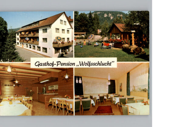 Muggendorf Fraenkische Schweiz Gasthof Pension Wolfsschlucht