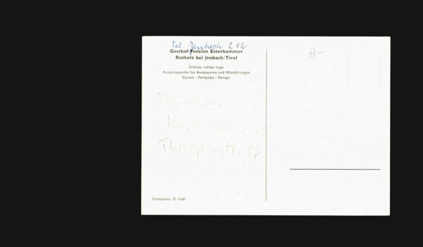 Jenbach Rotholz Gasthof Pension Esterhammer – Bild 2
