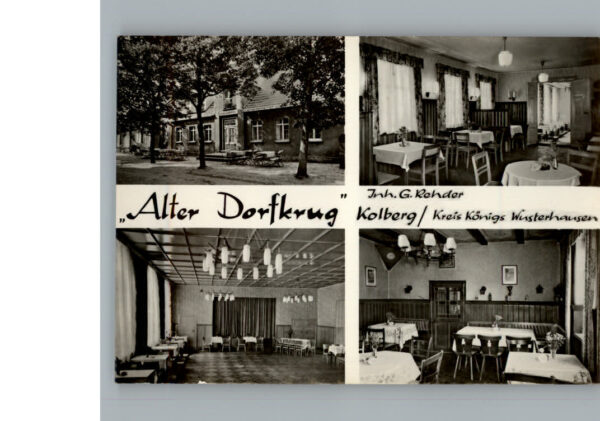 Kolberg Ostseebad Kolobrzeg Gaststaette Alter Dorfkrug