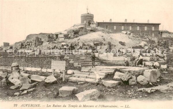 Observatorium Sternwarte Urania LL. Nr. 22 Auvergne Temple de Mercure