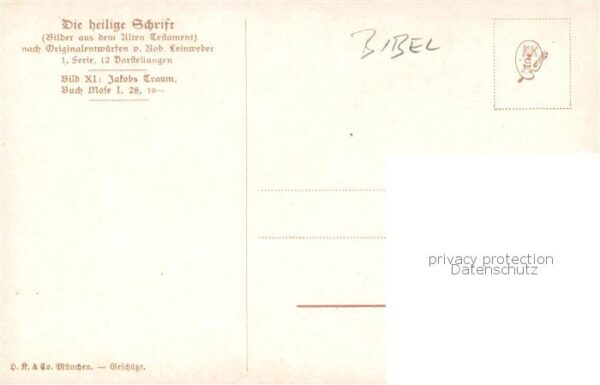 Bibel Bible Christliches Christianity Religion Die heilige Schrieft Jakops Traum – Bild 2