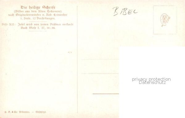 Bibel Bible Christliches Christianity Religion Die heilige Schrieft  Josef wird – Bild 2
