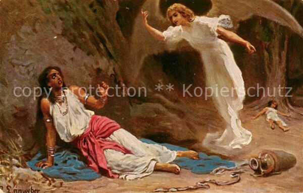 Bibel Bible Christliches Christianity Religion Die heilige Schrieft Hagar und Is