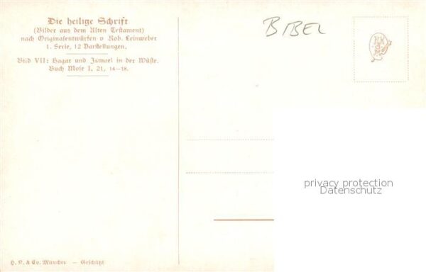 Bibel Bible Christliches Christianity Religion Die heilige Schrieft Hagar und Is – Bild 2