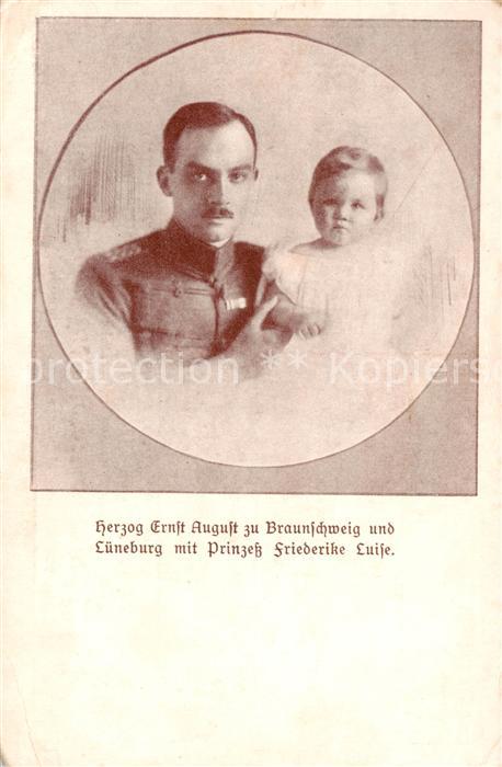Adel  Noble Herzog Ernst August Braunschweig