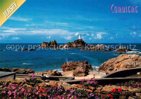 Leuchtturm Lighthouse Faro Phare Corbiere Jersey