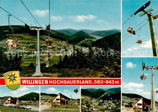 Sessellift Chairlift Telesiege Willingen Hochsauerland