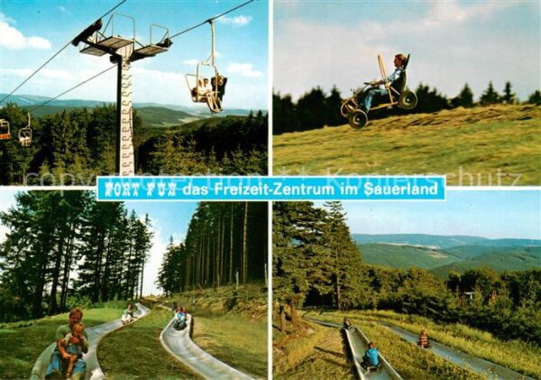 Sessellift Chairlift Telesiege Fort Fun Freizeit-Zentrum Sauerland