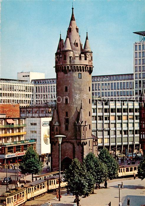 Strassenbahn Tramway-- Frankfurt Main Eschenheimer Tor