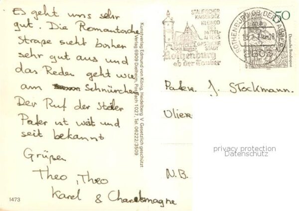 Chronik-AK Rothenburg – Bild 2