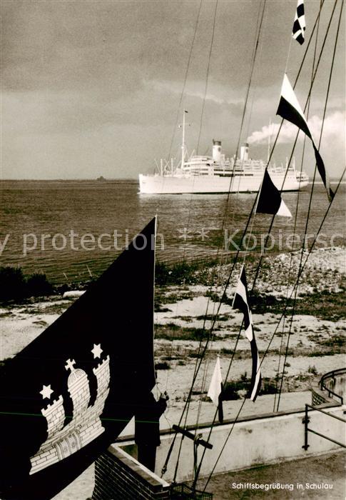 Dampfer Oceanliner Schulau