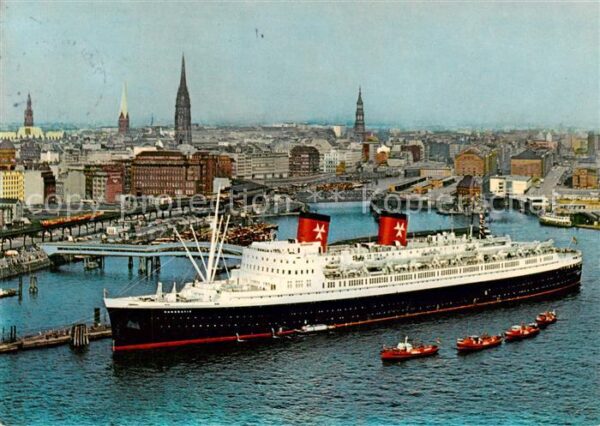 Dampfer Oceanliner Schnelldampfer Hanseatic Hamburg-Atlantik-Linie