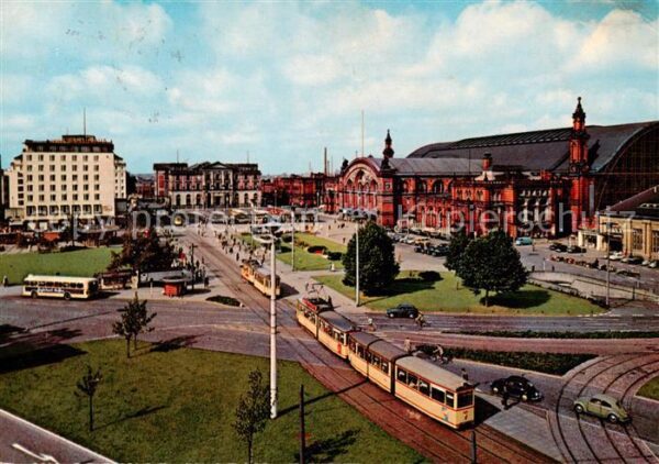 Strassenbahn Tramway-- Bremen Hauptbahnhof