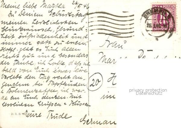 Strassenbahn Tramway-- Bremen  Dom Marktplatz – Bild 2