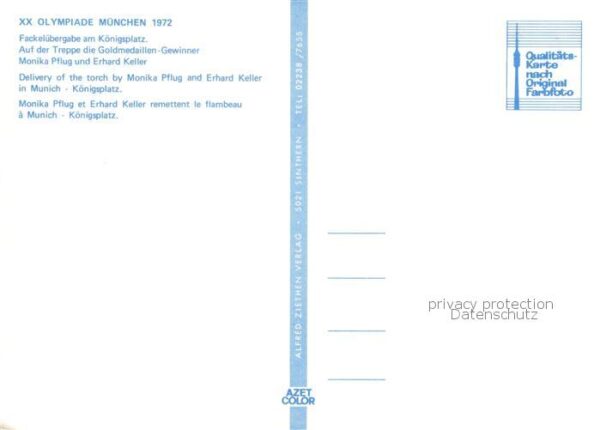 Olympia Muenchen  Monika Pflug Erhard Keller – Bild 2