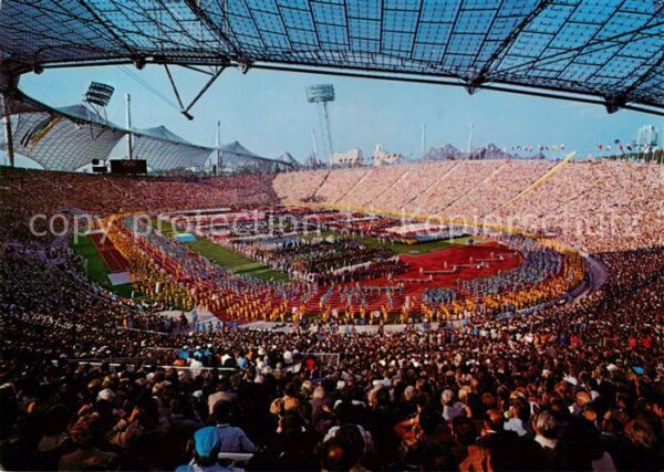 Stadion Stadium Estadio Muenchen Eroefnungsfeier Olympiade