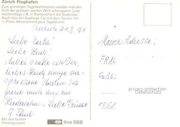 Flughafen Airport Aeroporto Zuerich – Bild 2