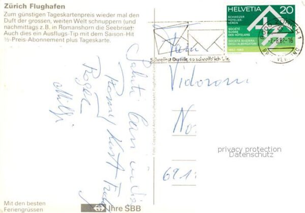 Flughafen Airport Aeroporto Zuerich – Bild 2