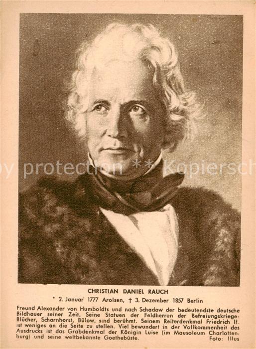 Persoenlichkeiten Christian Daniel Rauch