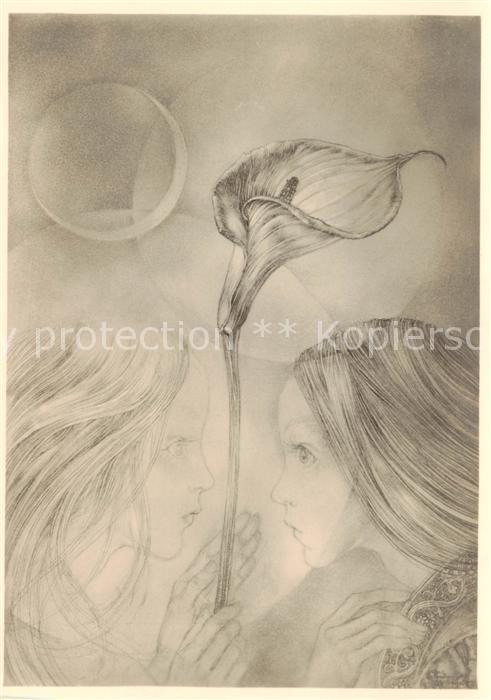 Bleistiftzeichnung Suiamith Wuelfing Serie 5 Bild 4 Der letzte Gruss