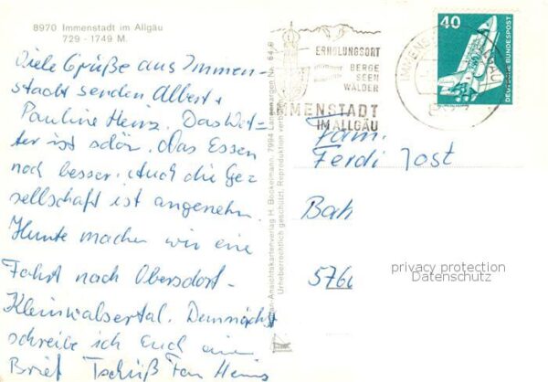 Sessellift Chairlift Telesiege Immenstadt am Allgaeu – Bild 2