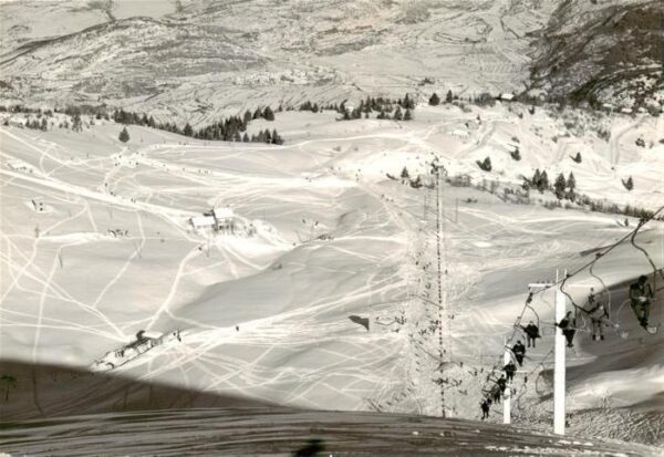 Sessellift Chairlift Telesiege Monte Bondone Trento Alta