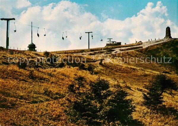 Sessellift Chairlift Telesiege Feldberg Schwarzwald