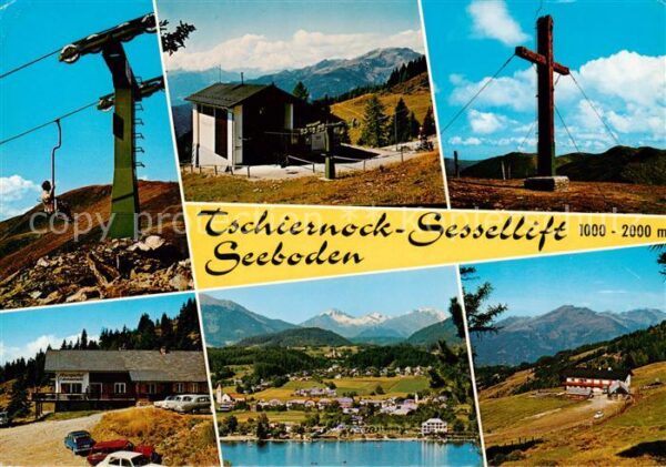 Sessellift Chairlift Telesiege Tschiernock Seeboden