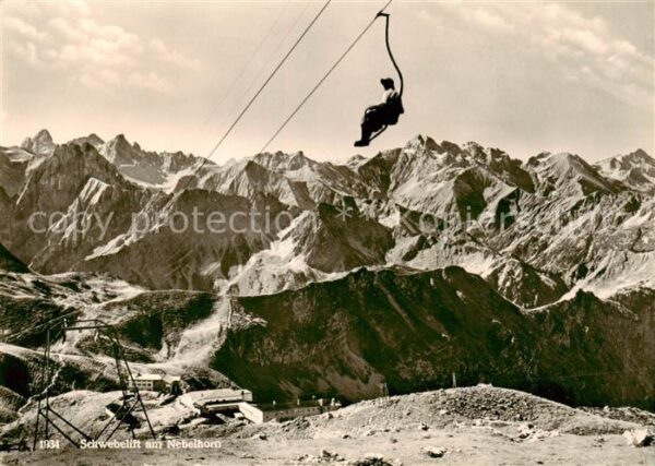 Sessellift Chairlift Telesiege Nebelhorn