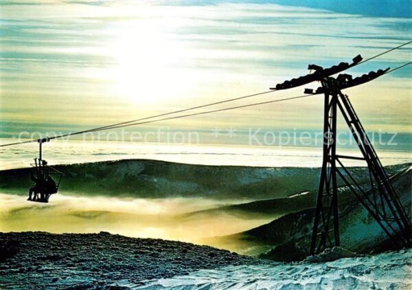 Sessellift Chairlift Telesiege Krkonose Lanovka na Snezku