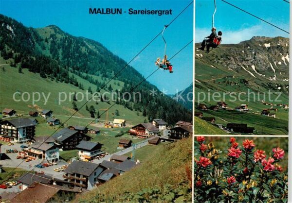 Sessellift Chairlift Telesiege Malbun Bahn Hotels Sareisergrat