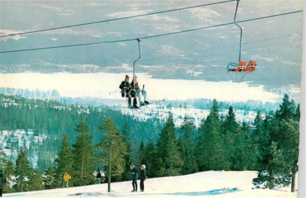 Sessellift Chairlift Telesiege Vitsand Torsby