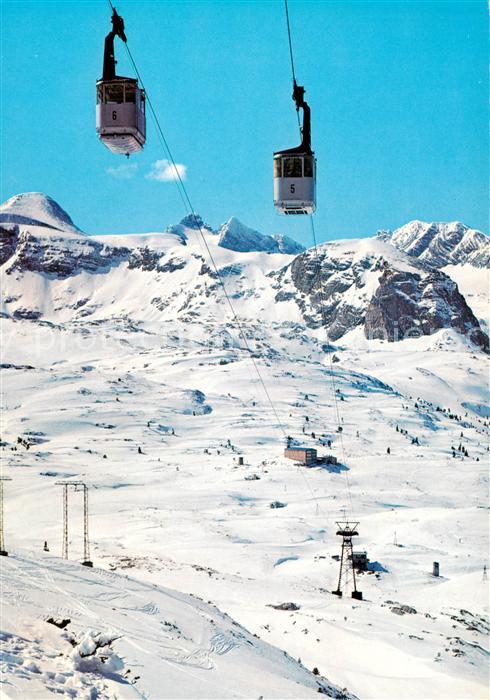 Seilbahn Cable-Car Telepherique Dachsteinseilbahn Dachstein Oberfeld