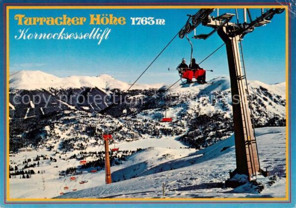 Sessellift Chairlift Telesiege Turracher Hoehe Kornocksessellift