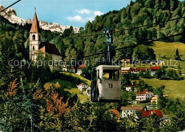 Seilbahn Cable-Car Telepherique Salzbergbahn Duerrnberg Hallein