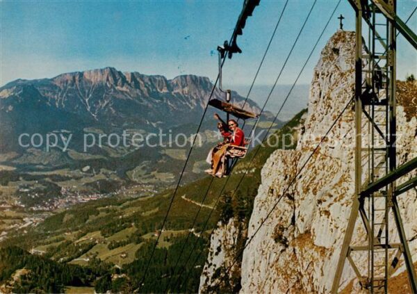 Sessellift Chairlift Telesiege Jennerseilbahn Berchtesgaben Untersberg