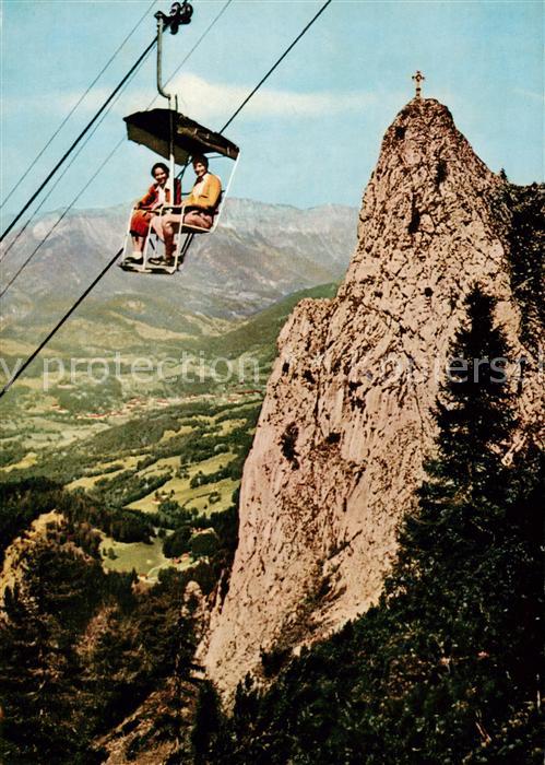 Sessellift Chairlift Telesiege Jennerbahn m. Kleinem Jenner Berchtesgaden