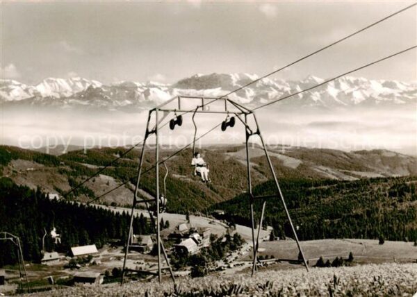 Sessellift Chairlift Telesiege Feldberg Hof Schwarzwald